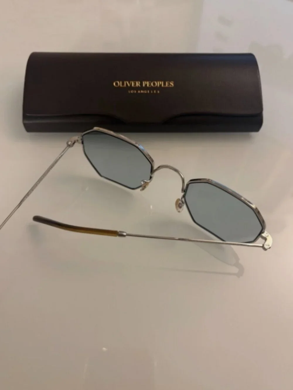 • OLIVER PEOPLES HOLENDER 47mm OV1312 in Sea Mist MSRP$465 Great Gift